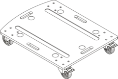 CODA Audio DOT G18 sub Dolly Transport Dolly for G18 sub