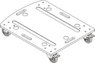 CODA Audio DOT G18 sub Dolly Transport Dolly for G18 sub