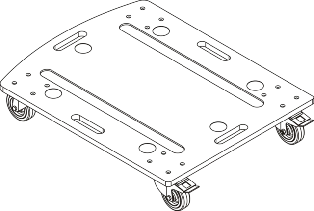 CODA Audio DOT G18 sub Dolly Transport Dolly for G18 sub 