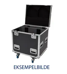 CODA Audio Flightcase G512/712(2) Wheels-2 stop, 8 Handles, spare comp.