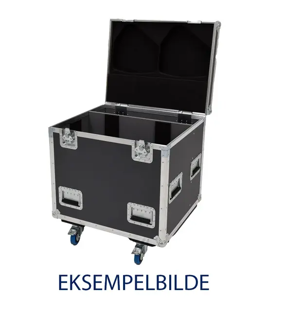 CODA Audio Flightcase G512/712(2) Wheels-2 stop, 8 Handles, spare comp. 