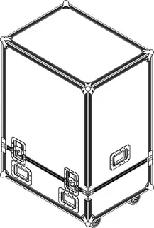 CODA Audio FC-TiRAY Flightcase for 6xTiRAY + Acc