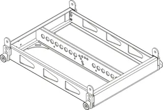 CODA Audio  FR-TR Frame for TiLOW &amp; TiRAY