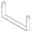 CODA Audio A12HG  U-bracket G512/712 Horisontal U bracket for G512/G712