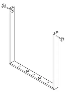 CODA Audio A15VG-Pro U-bracket G515/715 Vertical U-bracket G515/715-PRO