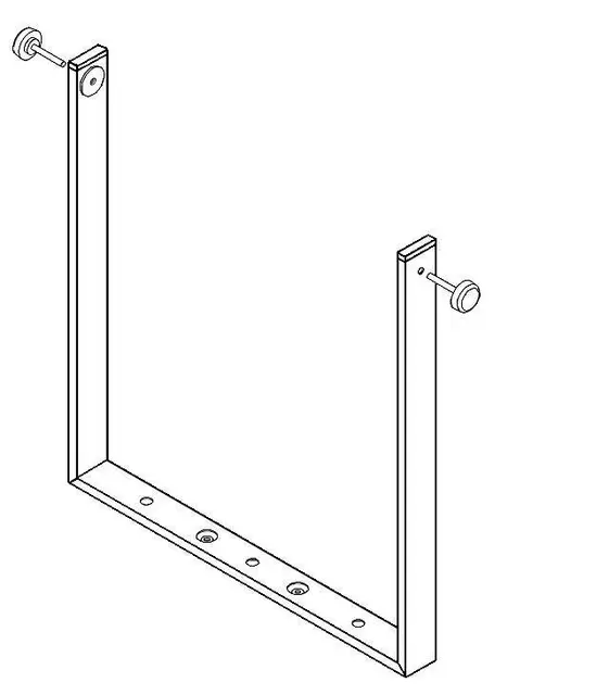 CODA Audio A15VG-Pro U-bracket G515/715 Vertical U-bracket G515/715-PRO 
