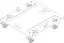 CODA Audio DOT-T-RACK Transport dolly for LINUS T-RACK