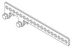 CODA Audio EXBAR-TR, TiRAY frame Extension bar for FR-TR og FRT-TR