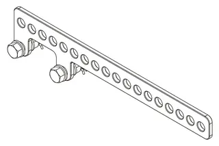CODA Audio EXBAR-TR, TiRAY frame Extension bar for FR-TR og FRT-TR