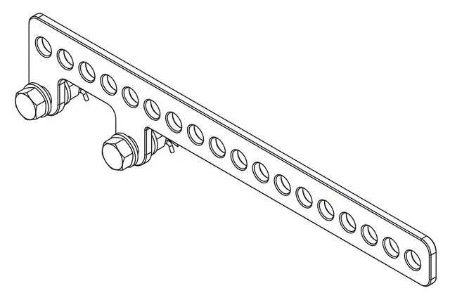 CODA Audio EXBAR-TR, TiRAY frame Extension bar for FR-TR og FRT-TR 