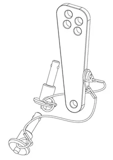 CODA Audio SA-TR Splay adapterTiRay tillater conn TiRay rammer under TiRay
