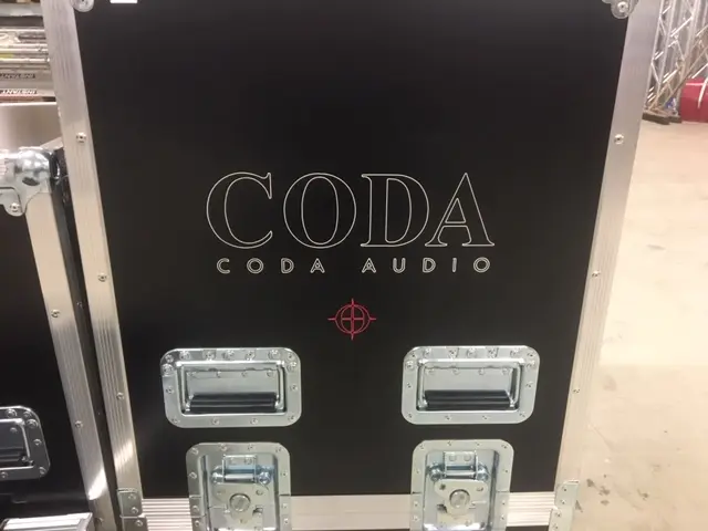 CODA Audio APS(2) Flightcase on wheels Dim: 60x60x80, Top Hat 