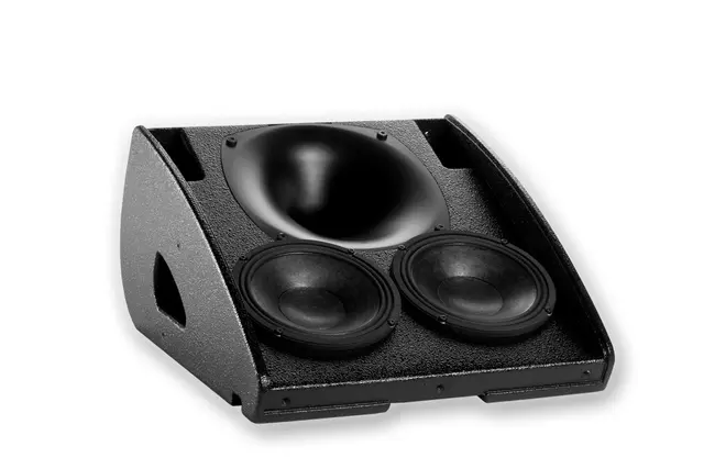 CODA Audio CUE FOUR Wedge 3-way 2x8" +1.4 Coax, Low Profile,19kg 