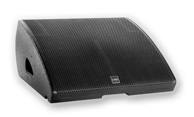 CODA Audio CUE ONE Wedge High Output 3 Way, 2x12" + 1.4 Coax, 32 Kg 