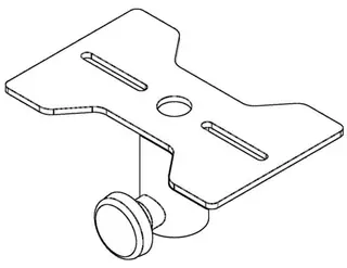 CODA Audio CSF Stand Fitting Cue Series Stand fitting for CUE One, Two, Four