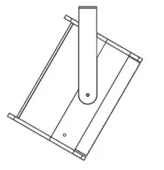 CODA Audio CU8DV Vertical U-bracket for D8