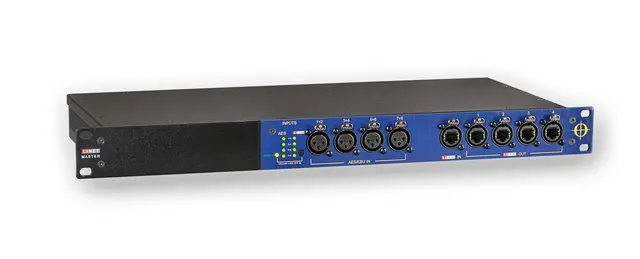 CODA Audio LiNET Master 1U, Convert/distribute AES3 to Linet 