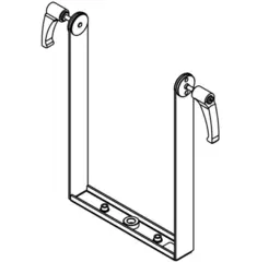 CODA Audio A8VG-Pro U-Bracket G308-PRO Vertikal U bracket for G308-Pro