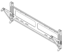 CODA Audio KTV-WM2 Tiltbar veggbrakett KTV lydplanke 0-45gr