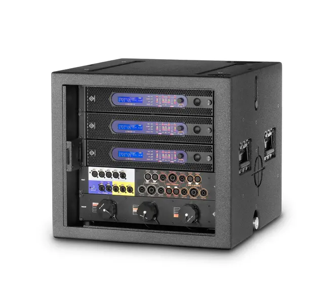 CODA Audio Linus T-RACK EU 12x3500W, 10U Rack, 3xLinus14 amps 