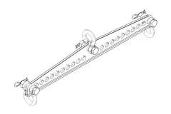 CODA Audio BAR-N-APS Frame horizontal arrayed N-APS Cluster