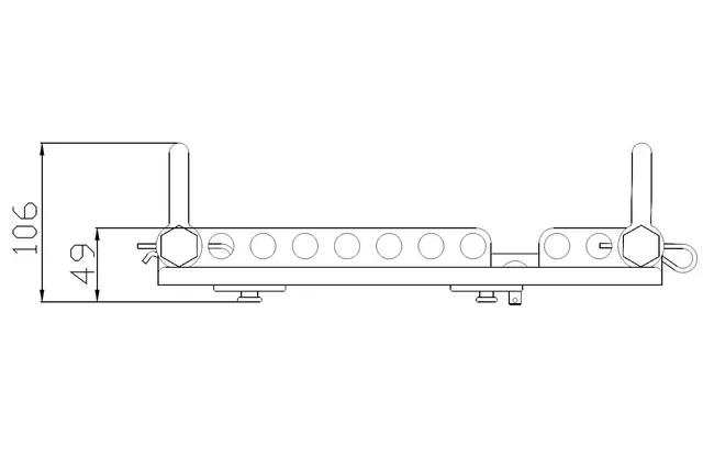 CODA Audio FRH-N-APS Frame for horizontal arrayed N-APS 