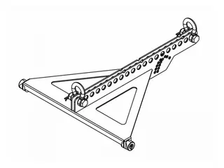 CODA Audio FRT-NRi install frame for N-RAY, incl. shackles (WLL 400 kg)