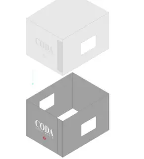 CODA Audio CO TiLOW-EX Extra Cover for TiLOW nr 2
