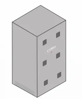 CODA Audio CO-SCV-F-3 Protection cover for 3 x SCV-F