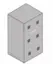 CODA Audio CO-SCV-F-3 Protection cover for 3 x SCV-F