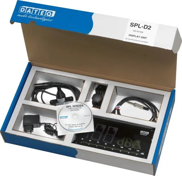 Dateq SPL-D2 DISPLAY Sound pressure meter 