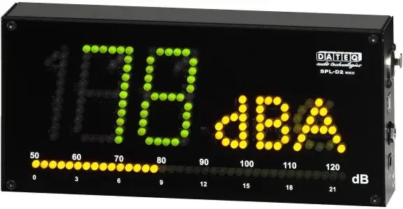 Dateq SPL-D2 DISPLAY Sound pressure meter 