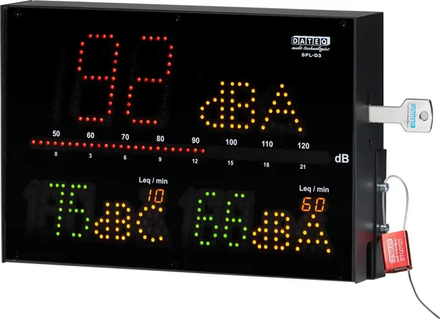 Dateq SPL-D2 DISPLAY Sound pressure meter 