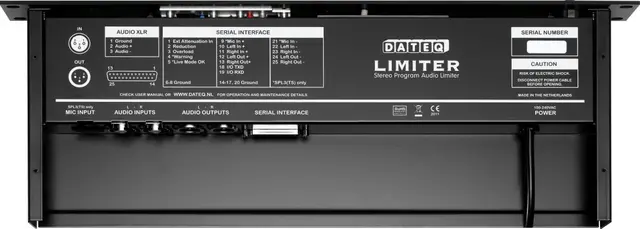 Dateq SPL-2TS limiter Sound pressure limiter 
