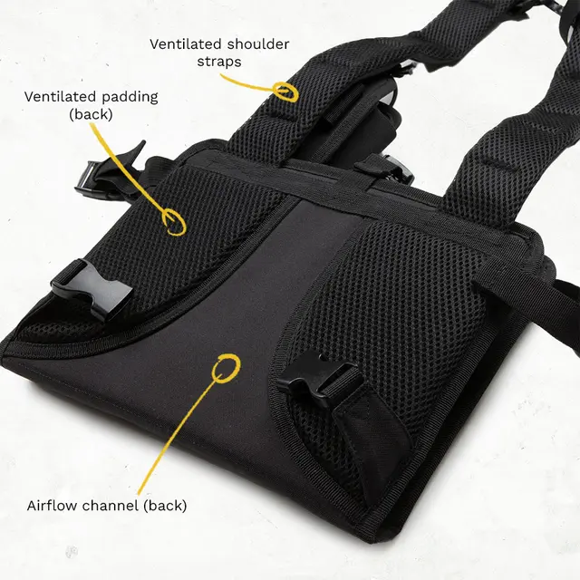 Dirty Rigger Chest Mate Pro Hands-free tablet-/brystrigg m/LED 