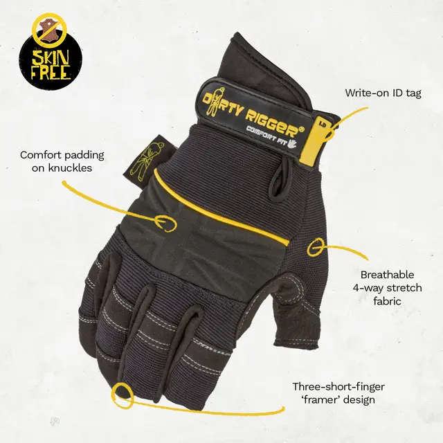 Dirty Rigger Comfort Fit FR L Framer rigger glove, EN388 