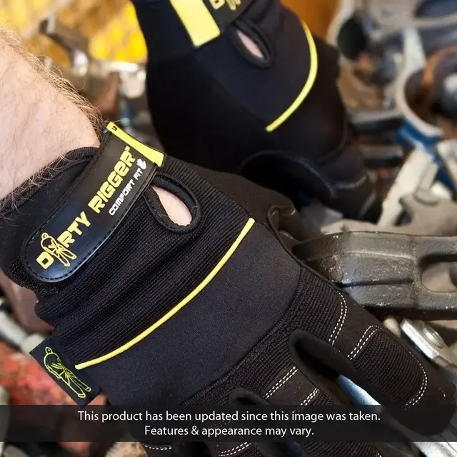Dirty Rigger Comfort Fit FF L Full-fingered rigger glove, EN388 