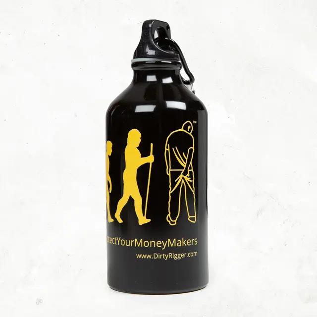 Dirty Rigger Evolution Water Bottle Drikkeflaske i aluminium 