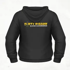 Dirty Rigger Hoodie Pull-over S 340 GSM bomullsfleece hoodie