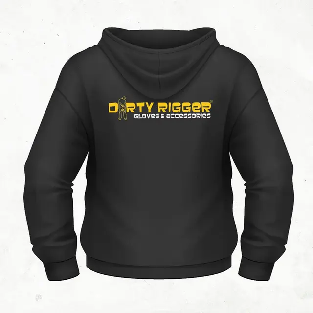 Dirty Rigger Hoodie Pull-over L 340 GSM bomullsfleece hoodie 