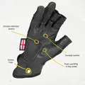 Dirty Rigger Leather Grip 3.0 FR L Framer goatskin glove, EN388