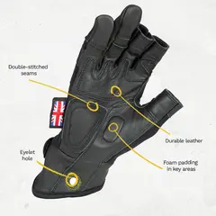 Dirty Rigger Leather Grip 3.0 FR M Framer goatskin glove, EN388