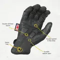 Dirty Rigger Leather Grip 3.0 FF L Full-fingered goatskin glove, EN388