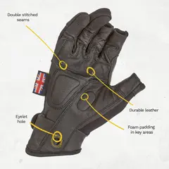 Dirty Rigger Leather Grip FR Framer goatskin glove, EN388
