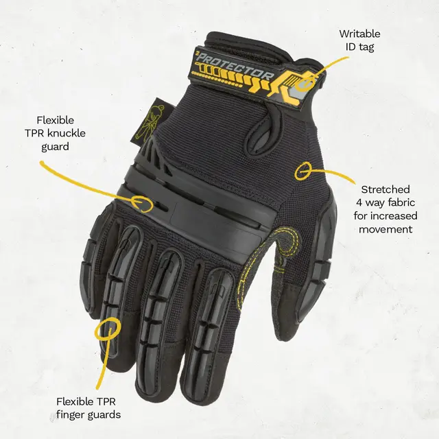Dirty Rigger Protector 3.0 FF Full-fingered heavy-duty glove, EN388 
