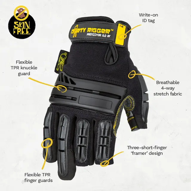Dirty Rigger Protector 5.0 SF FR M Framer heavy-duty glove, EN388 