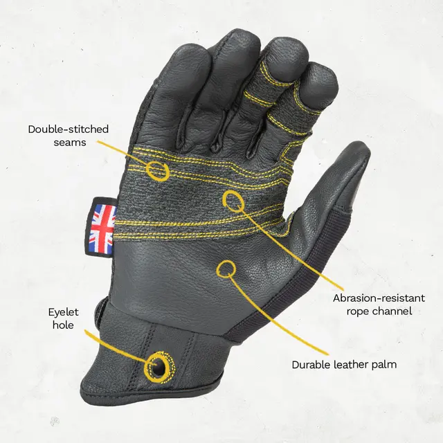 Dirty Rigger Rope Ops 2.0 FF M Full-fingered rope glove, EN388 