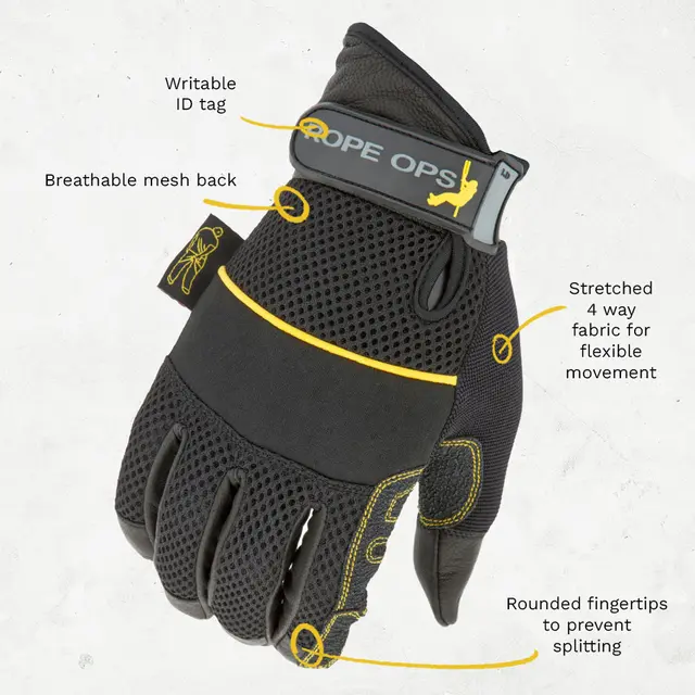 Dirty Rigger Rope Ops FF M Full-fingered rope glove, EN388 
