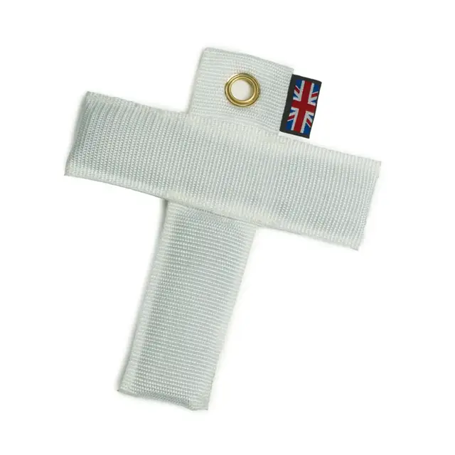 Dirty Rigger T-Bar-markør White Limfri scenemarkør, 300 g stålhagl 