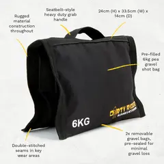 Dirty Rigger Shot Bag (uten stein) Ballastbag, 6 kg kapasitet
